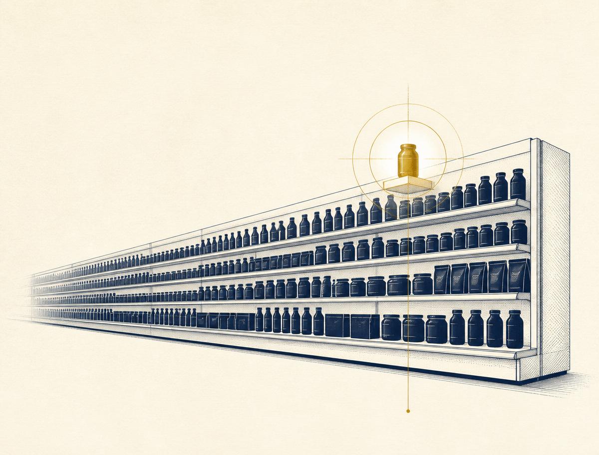Illustration de l'approche directe : un profil ciblé isolé du marché